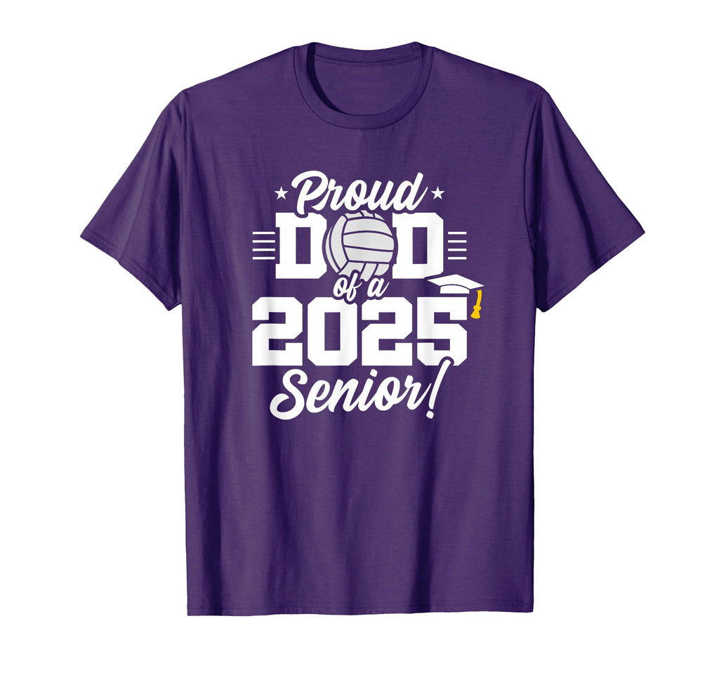 Class 2025 Senior Year Volleyball T-Shirt - Fun Novelty Design for Adults
