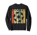 Soccer Distressed Sports Sweatshirt - Fun Novelty Design for Adults
