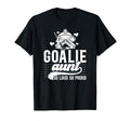 Hockey Goalie Aunt So Loud So Proud T-Shirt - Minimalist Print Men Women
