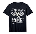 Thats My Senior Number 18 Senior Soccer T-Shirt - Minimalist Print Unisex