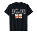 Faded England Flag English Pride T-Shirt - Graphic Print Men Women
