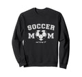 Soccer Mom Heart Casual Sweatshirt - Graphic Print Unisex