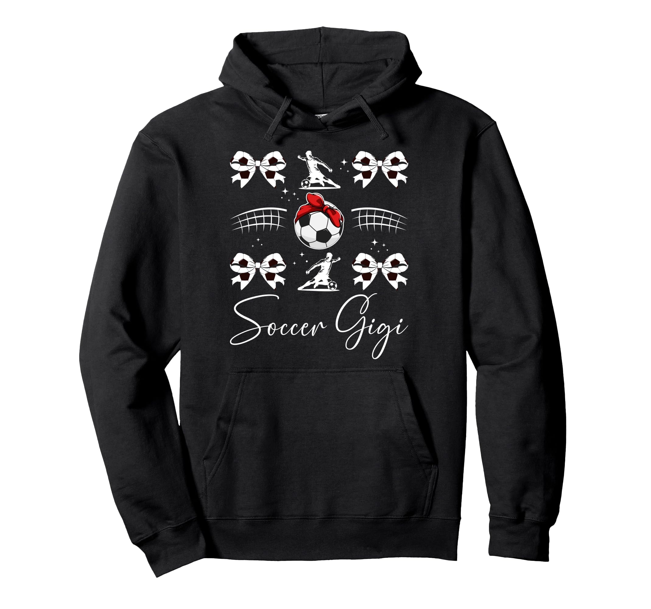 Soccer Gigi Coquette Gigi Soccer Player Hoodie - Novelty Apparel Unisex