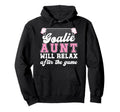 Funny Soccer Goalie Aunt Soccer Keeper Hoodie - Graphic Print Men Women