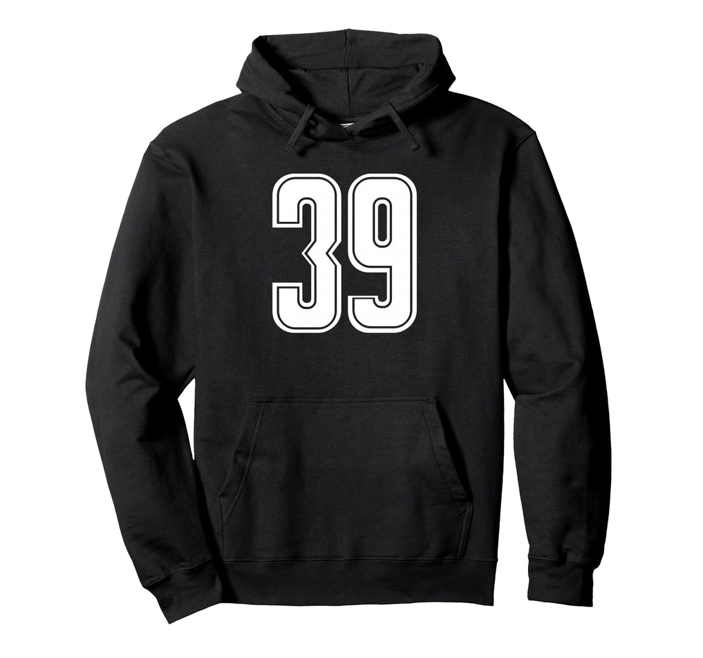 Sport Team Number 39 Hoodie - Novelty Apparel Unisex