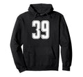 Sport Team Number 39 Hoodie - Novelty Apparel Unisex