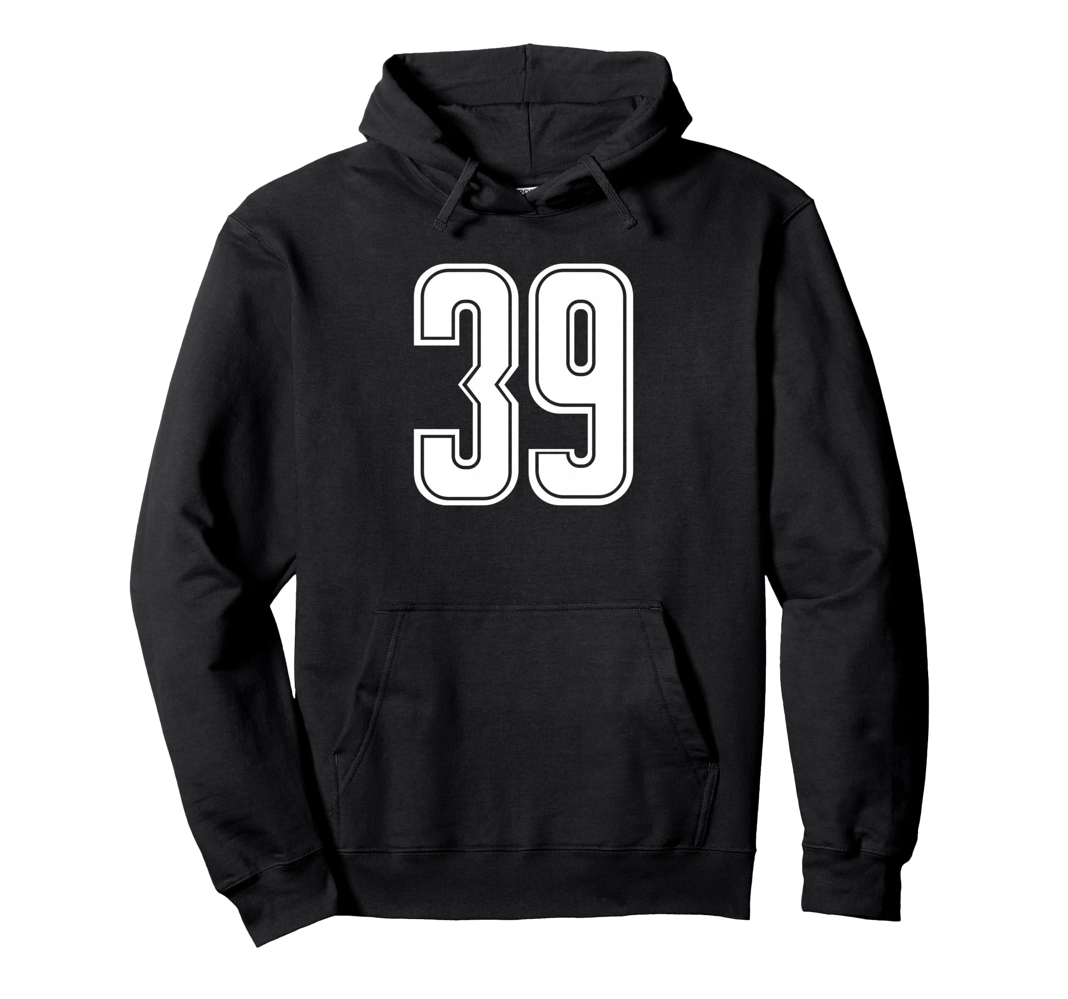 Sport Team Number 39 Hoodie - Novelty Apparel Unisex