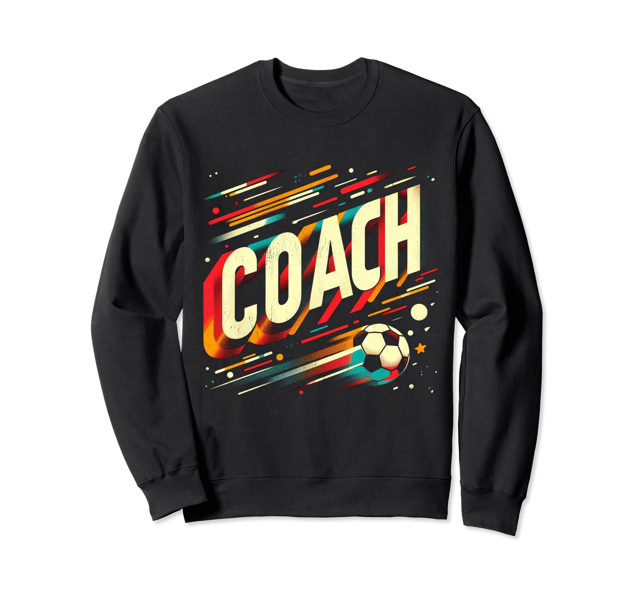 Soccer Coach Training Coaching Sweatshirt - Aesthetic Graphic for Adults