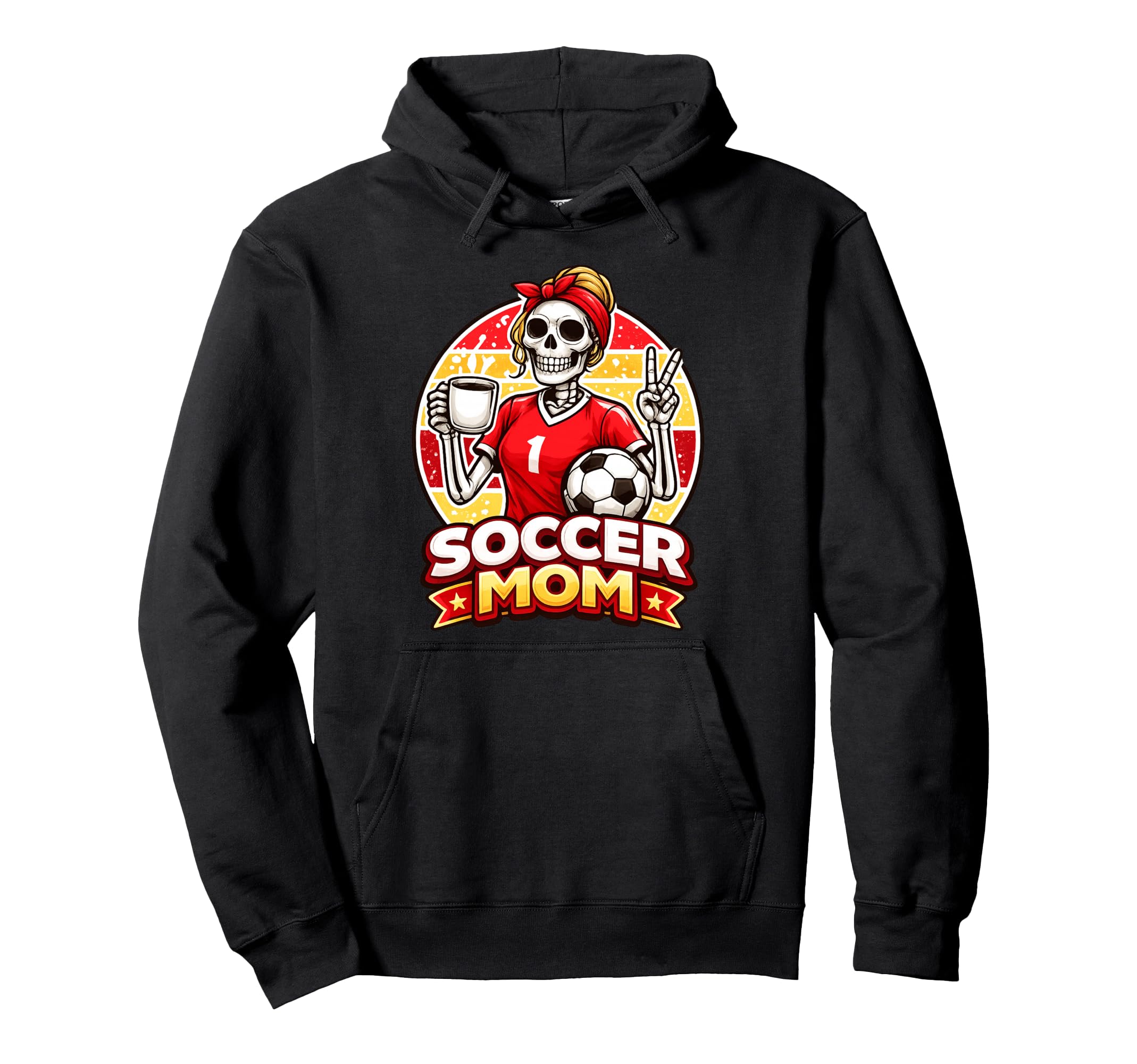 Soccer Mom Game Day Coffee Lover Hoodie - Minimalist Print Unisex