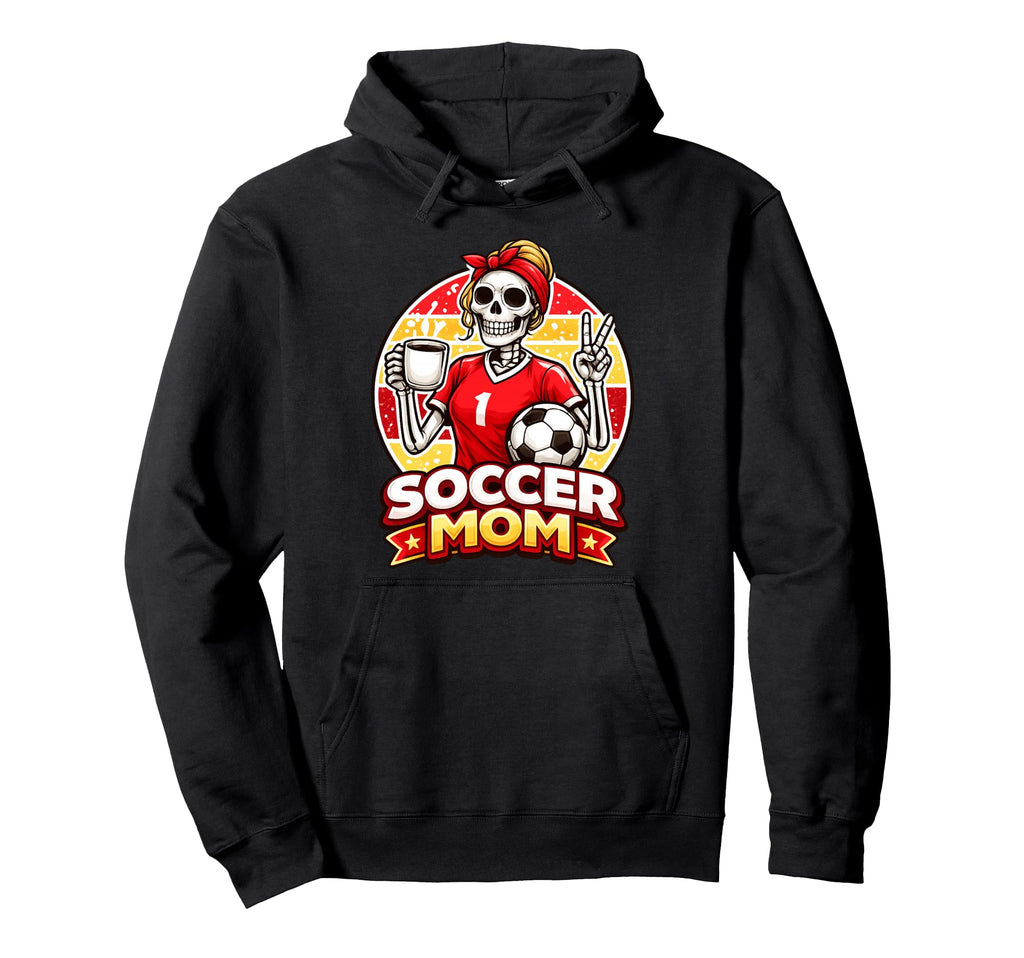 Soccer Mom Game Day Coffee Lover Hoodie - Aesthetic Graphic for Adults