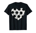 Soccer Is My Valentine Soccer Heart T-Shirt - Streetwear Style Men Women