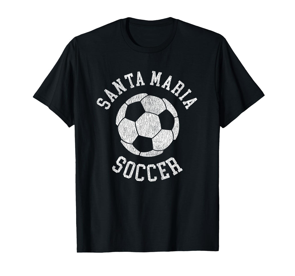Santa Maria Soccer Distressed 90S T-Shirt - Aesthetic Graphic Men Women