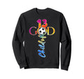 Jesus 13 Years Child God Soccer Sweatshirt - Unique Graphic for Adults