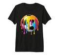 Soccer Ice Cream Drip Soccer Player Tri T-Shirt - Custom Art Print Unisex