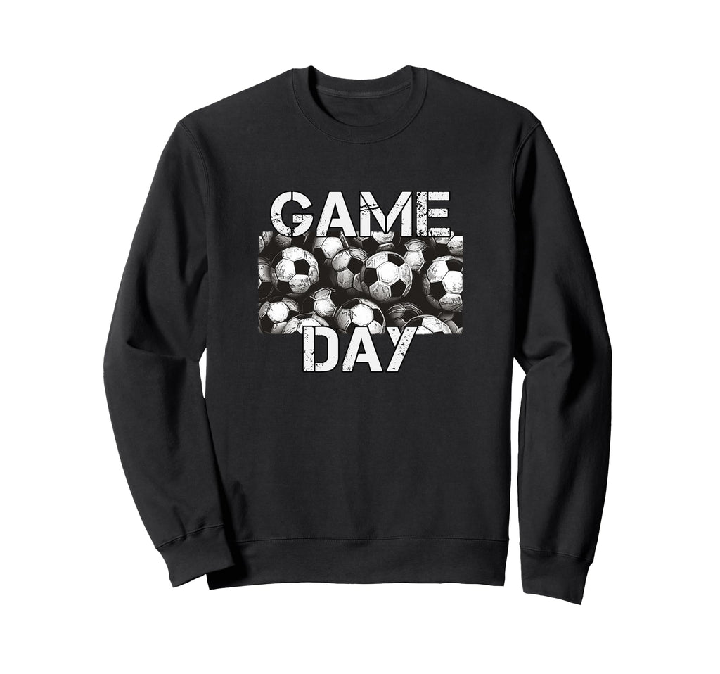 Game Day Soccer Player Sports Sweatshirt - Streetwear Style Men Women