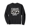 Game Day Soccer Player Sports Sweatshirt - Streetwear Style Men Women