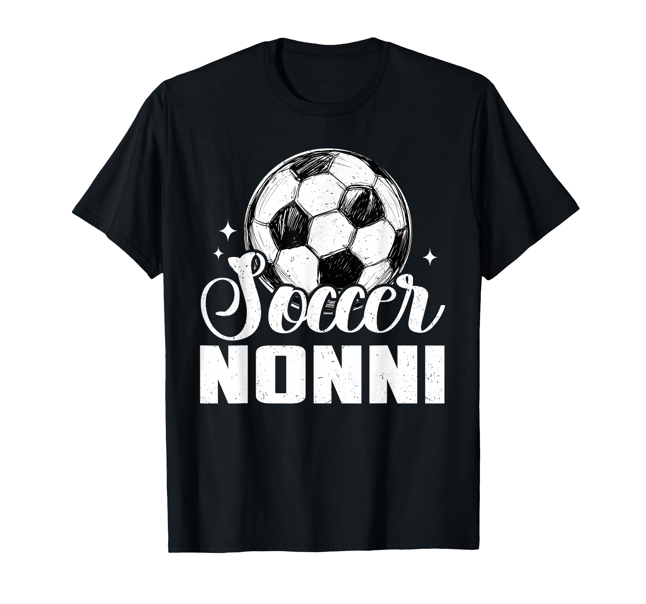 Soccer Nonni Matching Family T-Shirt - Casual Everyday Wear for Adults