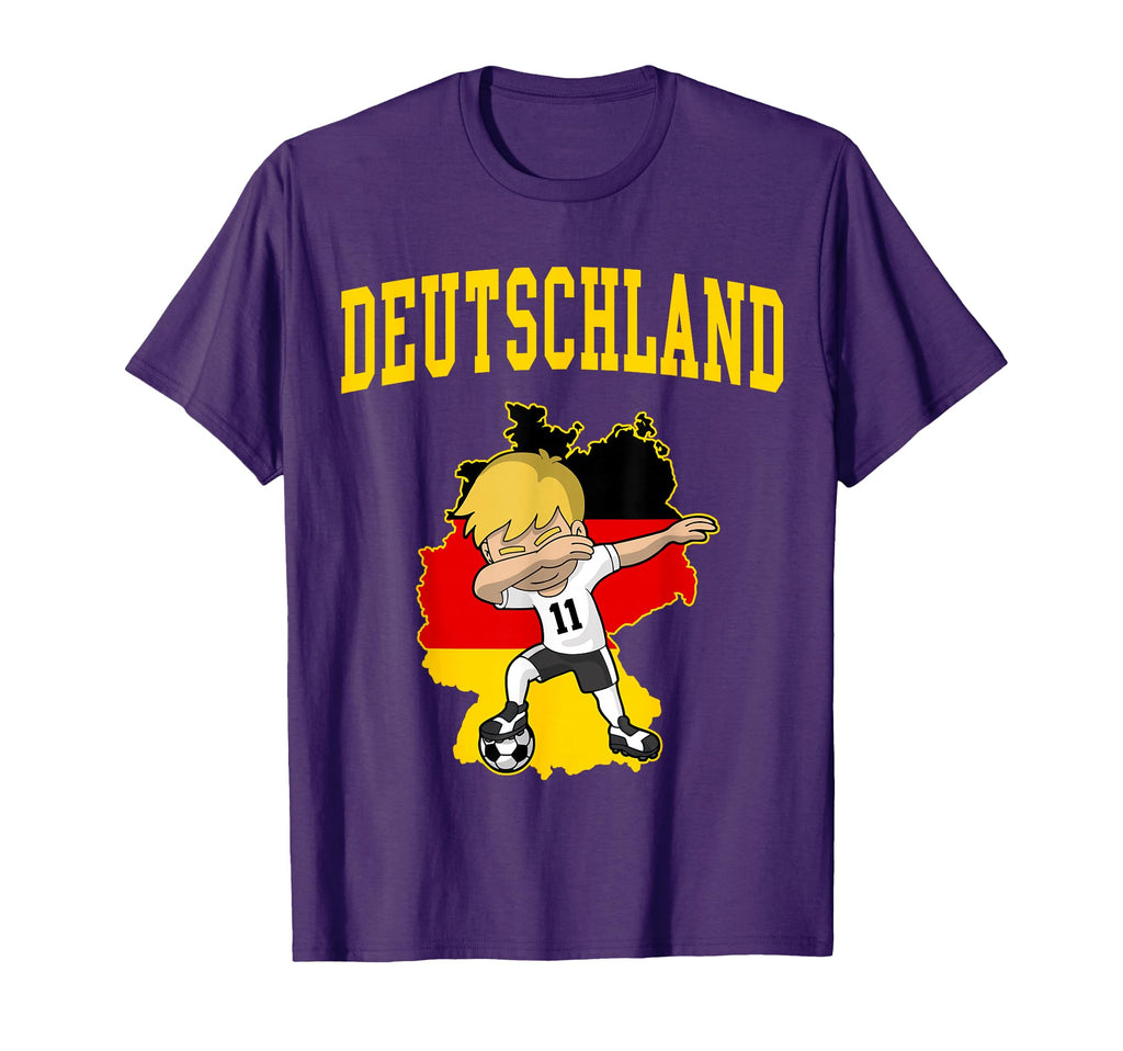 Deutschland Soccer Player German T-Shirt - Custom Art Print Men Women