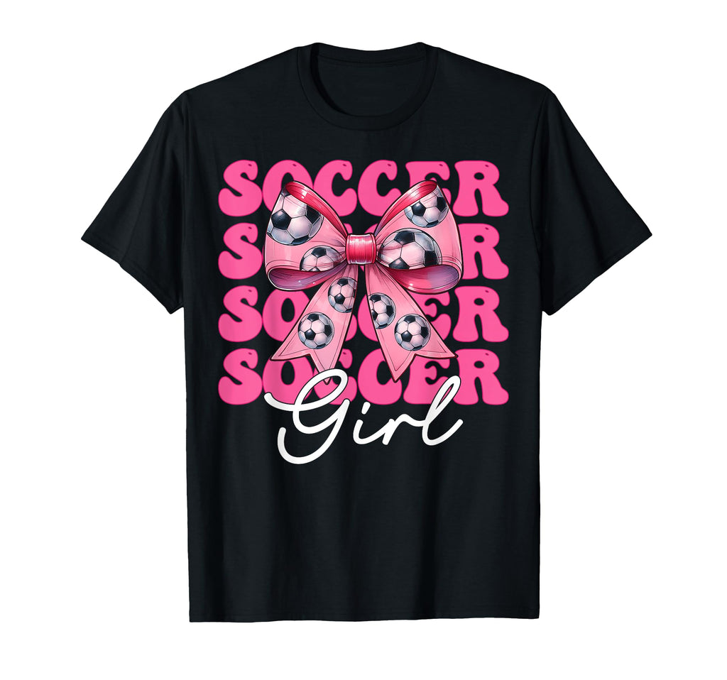 Womens Coquette Bow Ribbon Soccer Hoodie - Minimalist Print Men Women