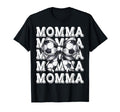 Coquette Soccer Momma Matching Family Bow T-Shirt - Unique Graphic Unisex