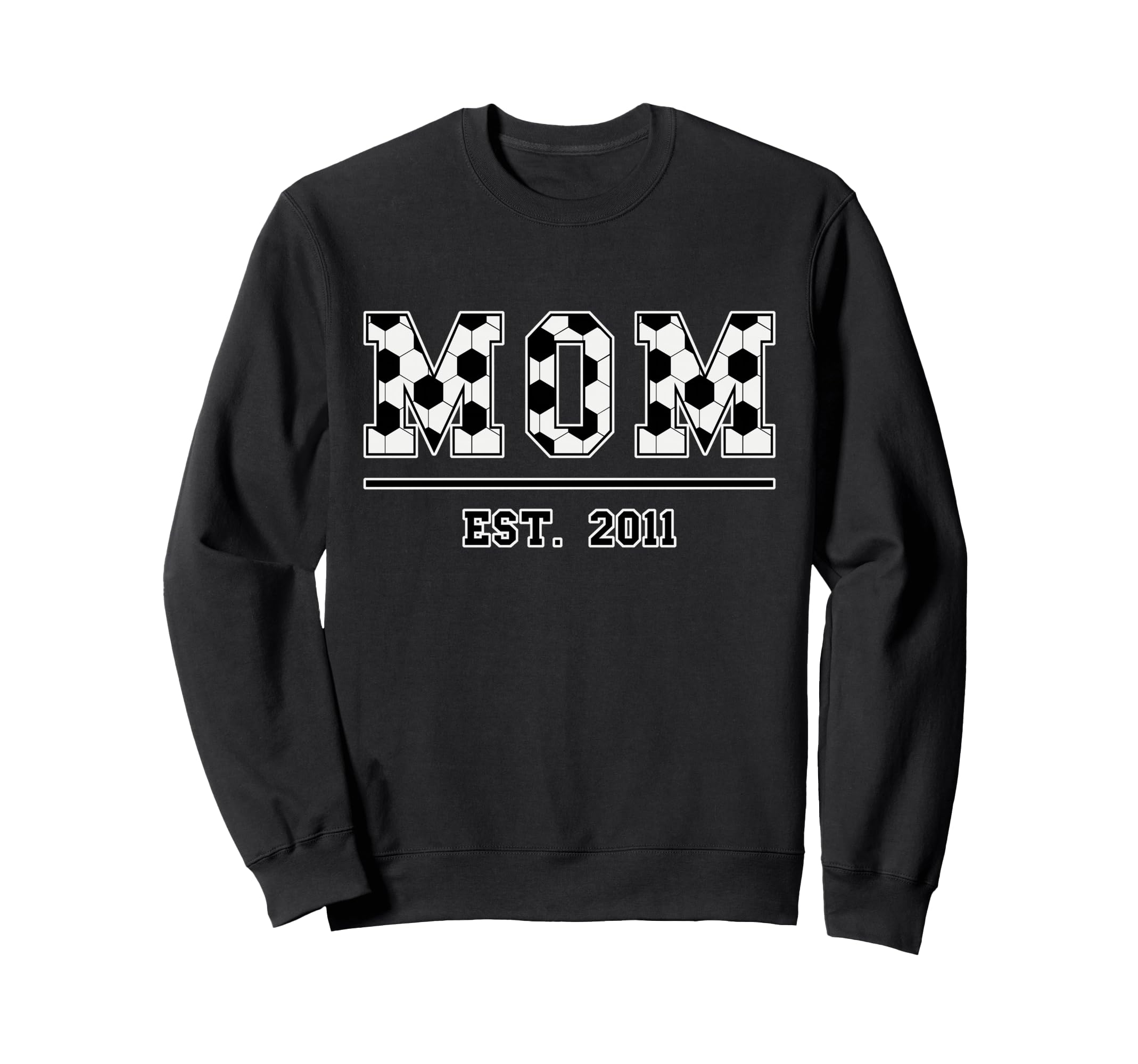 Mom Est 2011 Funny Sports Year Sweatshirt - Streetwear Style Men Women