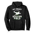 Soccer Game Day My Heart Is That Hoodie - Custom Art Print for Adults
