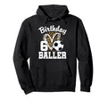 6Th Birthday Soccer Ball 6 Year Old Hoodie - Custom Art Print Men Women