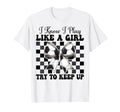 Soccer Coquette Bow I Know I Play Like T-Shirt - Novelty Apparel Men Women
