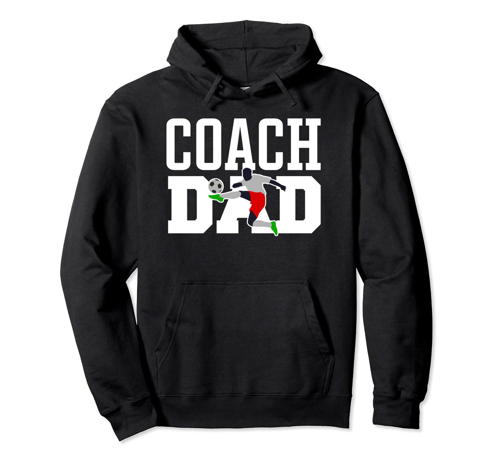 Dad Soccer Coach Hoodie - Minimalist Print Men Women