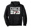 Dad Soccer Coach Hoodie - Minimalist Print Men Women