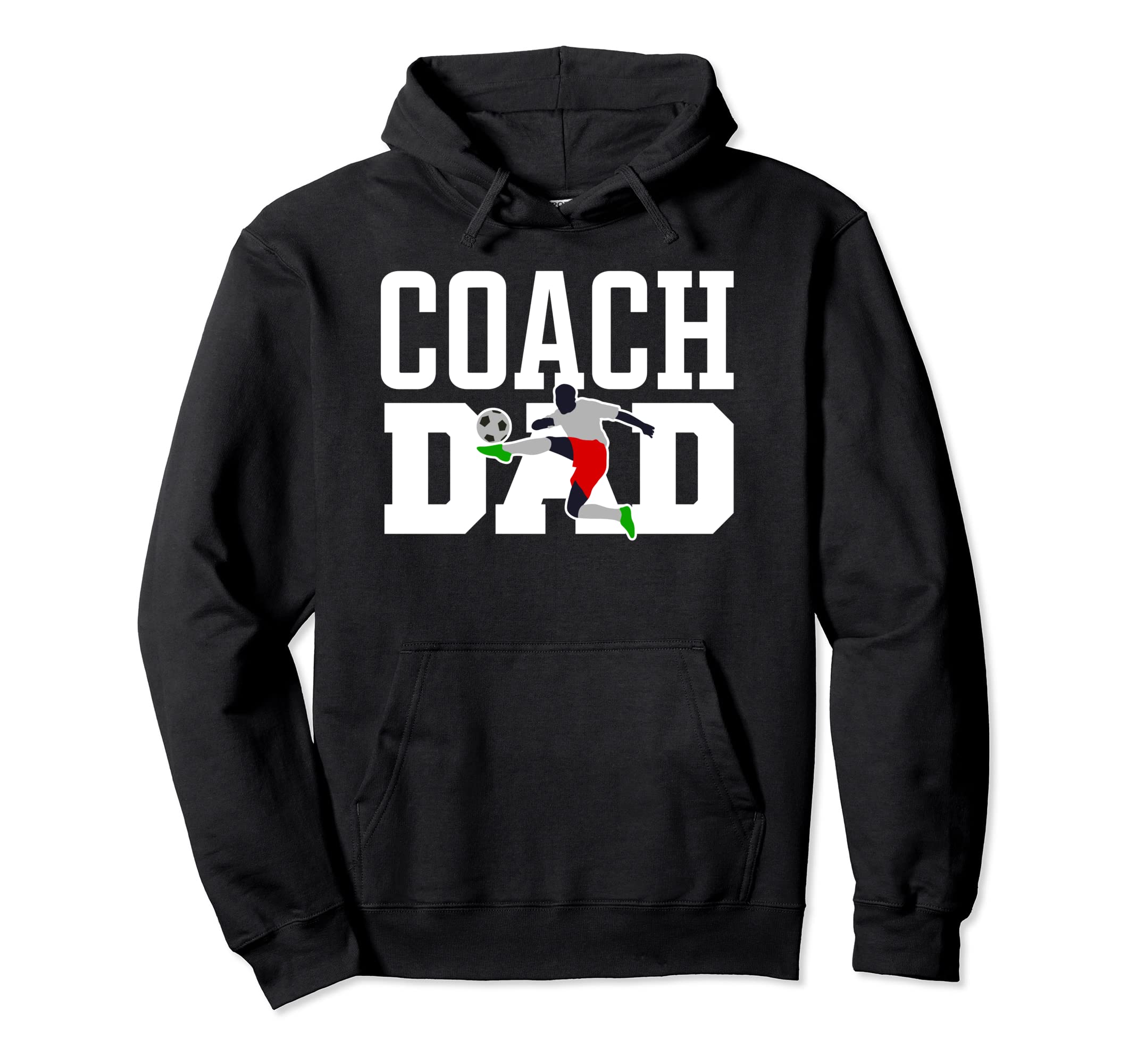 Dad Soccer Coach Hoodie - Minimalist Print Men Women