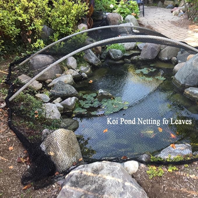 Bird Netting 15x15 Ft, 1/2In Mesh Heavy Duty Garden Netting Pest Barrier for Plants, Fruit Trees, Vegetables, Extra Strong Woven Mesh Netting, Animal Fencing Against Birds, Deer, Poultry