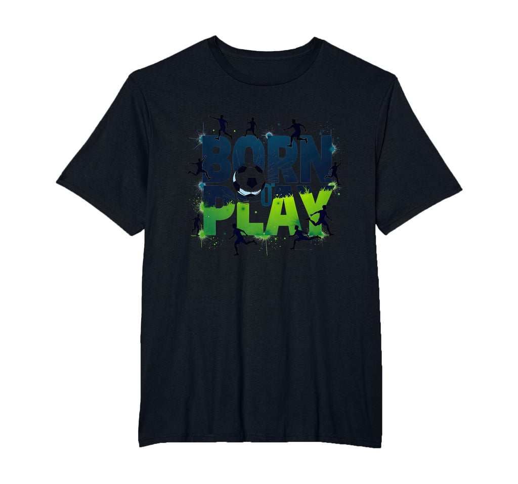 Born To Play Soccer Athlete Passion T-Shirt - Aesthetic Graphic for Adults