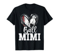 Ball Grandma Heart Baseball Soccer T-Shirt - Fun Novelty Design Men Women