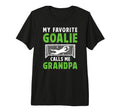 Mens Favorite Soccer Goalie Grandpa T-Shirt - Streetwear Style Men Women