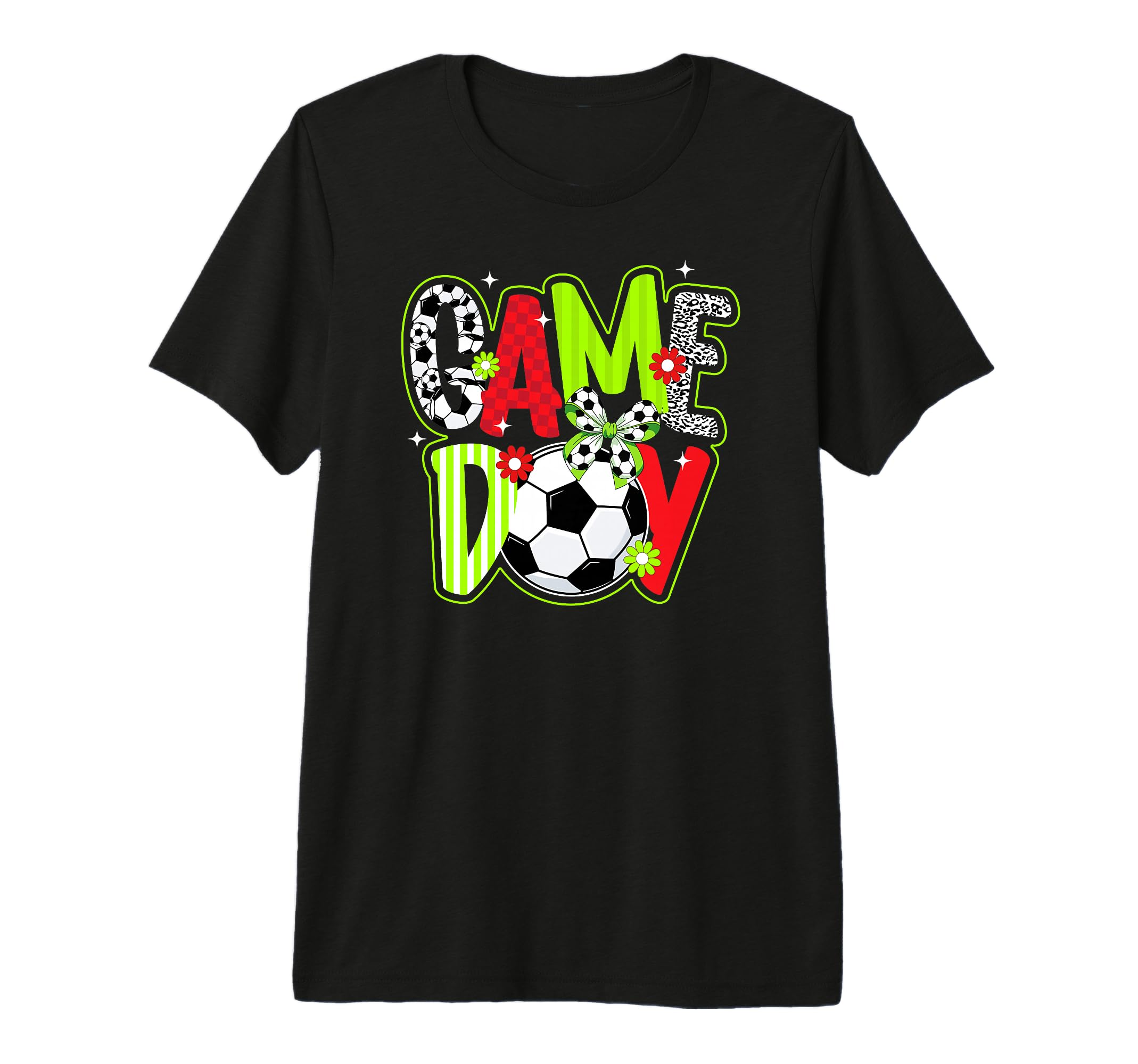Game Day Coquette Soccer Game Day T-Shirt - Aesthetic Graphic Unisex