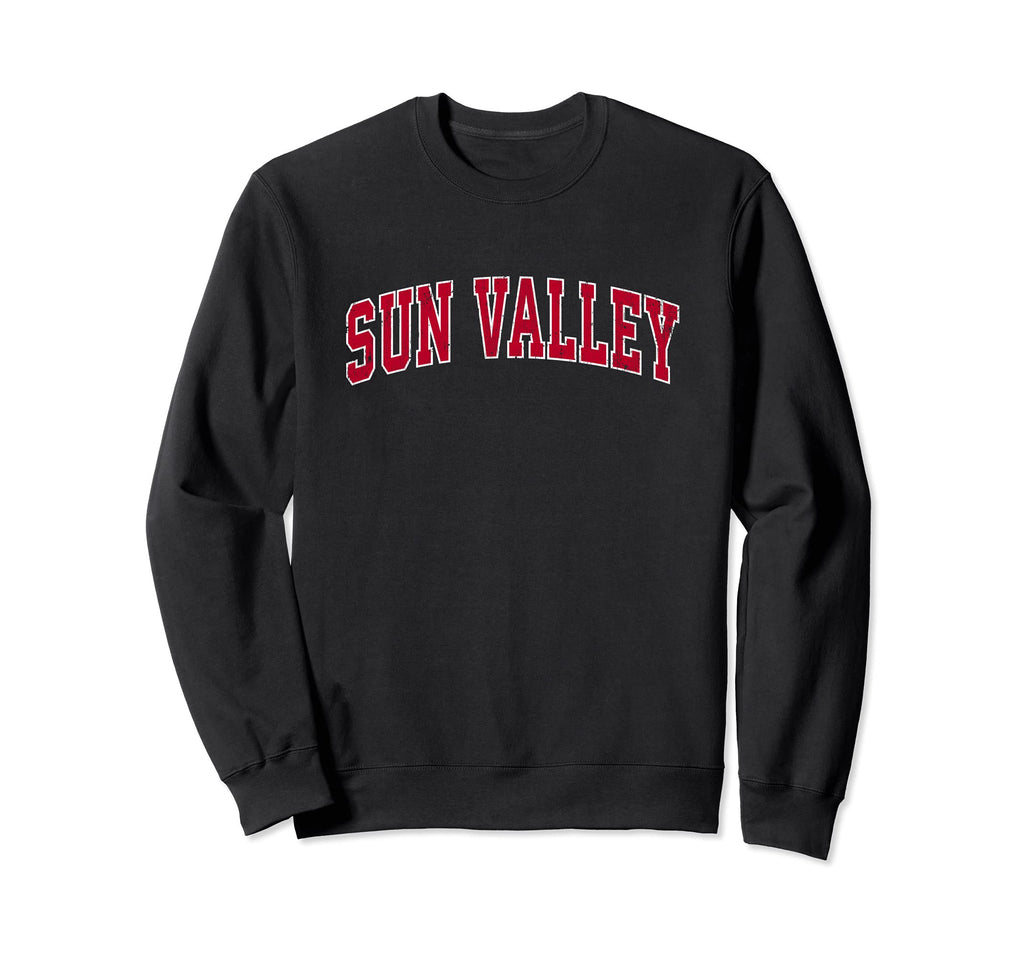 Sun Valley Idaho Id Sports Red Sweatshirt - Streetwear Style for Adults