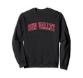 Sun Valley Idaho Id Sports Red Sweatshirt - Streetwear Style for Adults