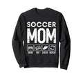 Soccer Mom Drive Pay Cheer Repeat Sweatshirt - Custom Art Print Unisex