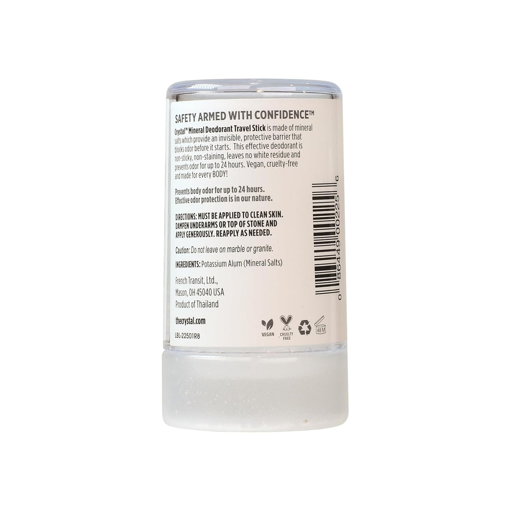 Crystal Travel Deodorant Stick, 1.5 Oz