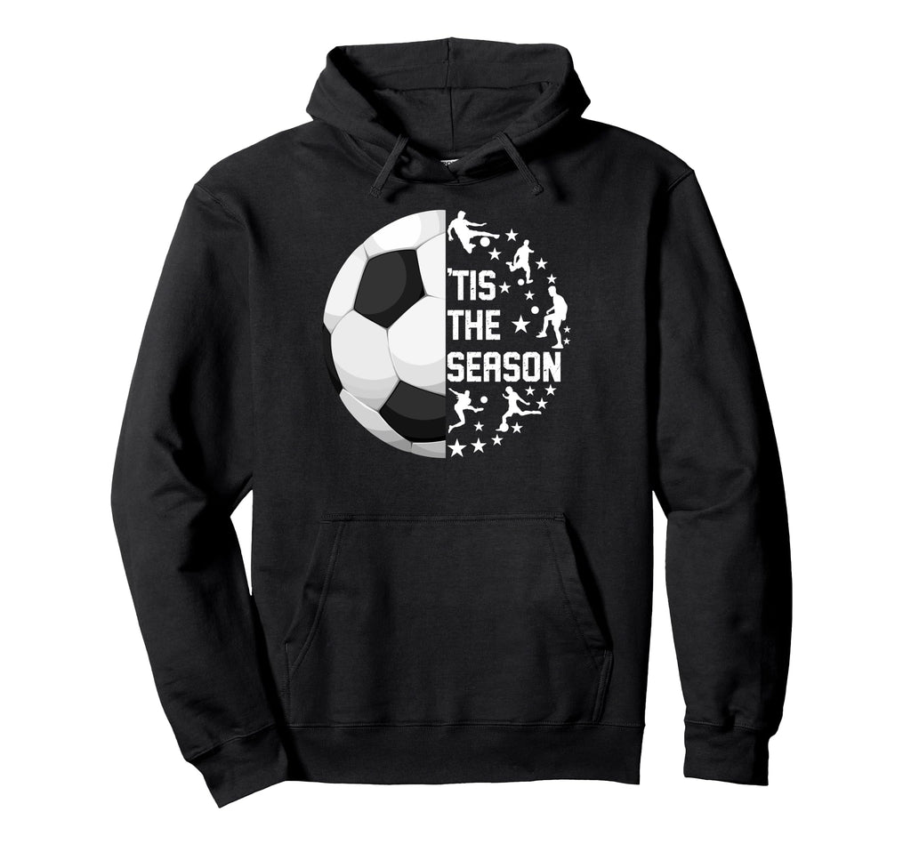 Tis Season Funny Soccer Hoodie - Unique Graphic Unisex