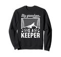 My Grandson Soccer Keeper Grandma Sweatshirt - Trendy Graphic Unisex