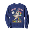 Soccer Unicorn Skills Loading Sweatshirt - Casual Everyday Wear Men Women