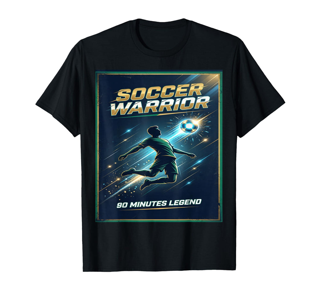 Football Warrior Soccer 90 Minutes T-Shirt - Fun Novelty Design Unisex