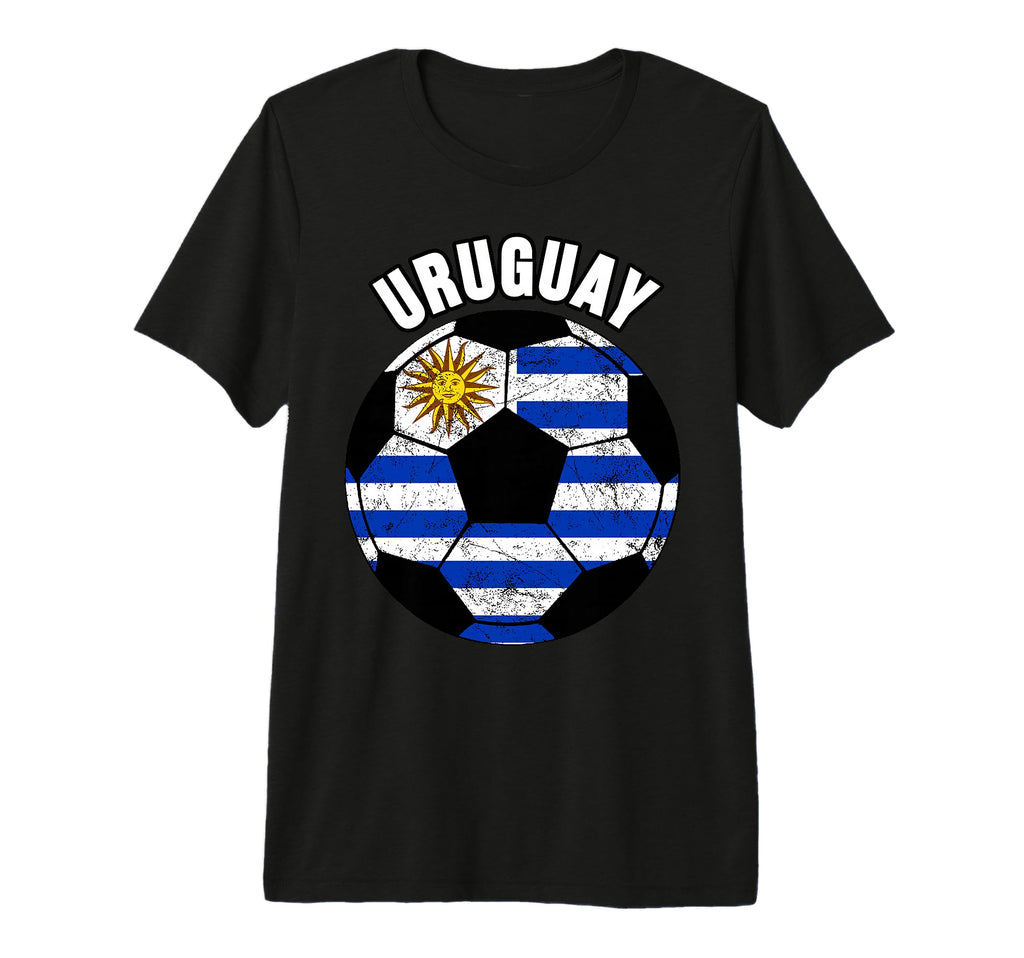 Uruguay Soccer Game Player T-Shirt - Fun Novelty Design for Adults