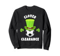 Soccer Goalie Clover Clearance Sweatshirt - Casual Everyday Wear for Adults
