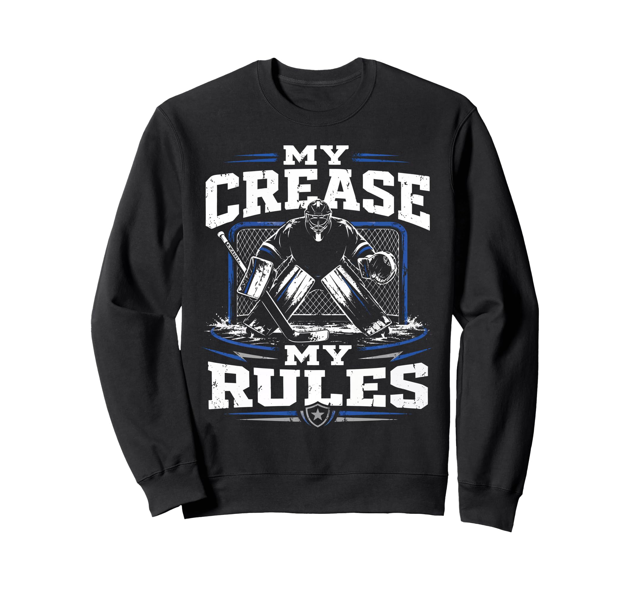Ice Hockey Goalie Crease Hockey Sweatshirt - Unique Graphic for Adults