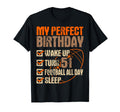 Football 51St Birthday Player T-Shirt - Casual Everyday Wear for Adults