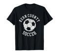 Kern County Soccer Distressed 90S T-Shirt - Trendy Graphic Unisex