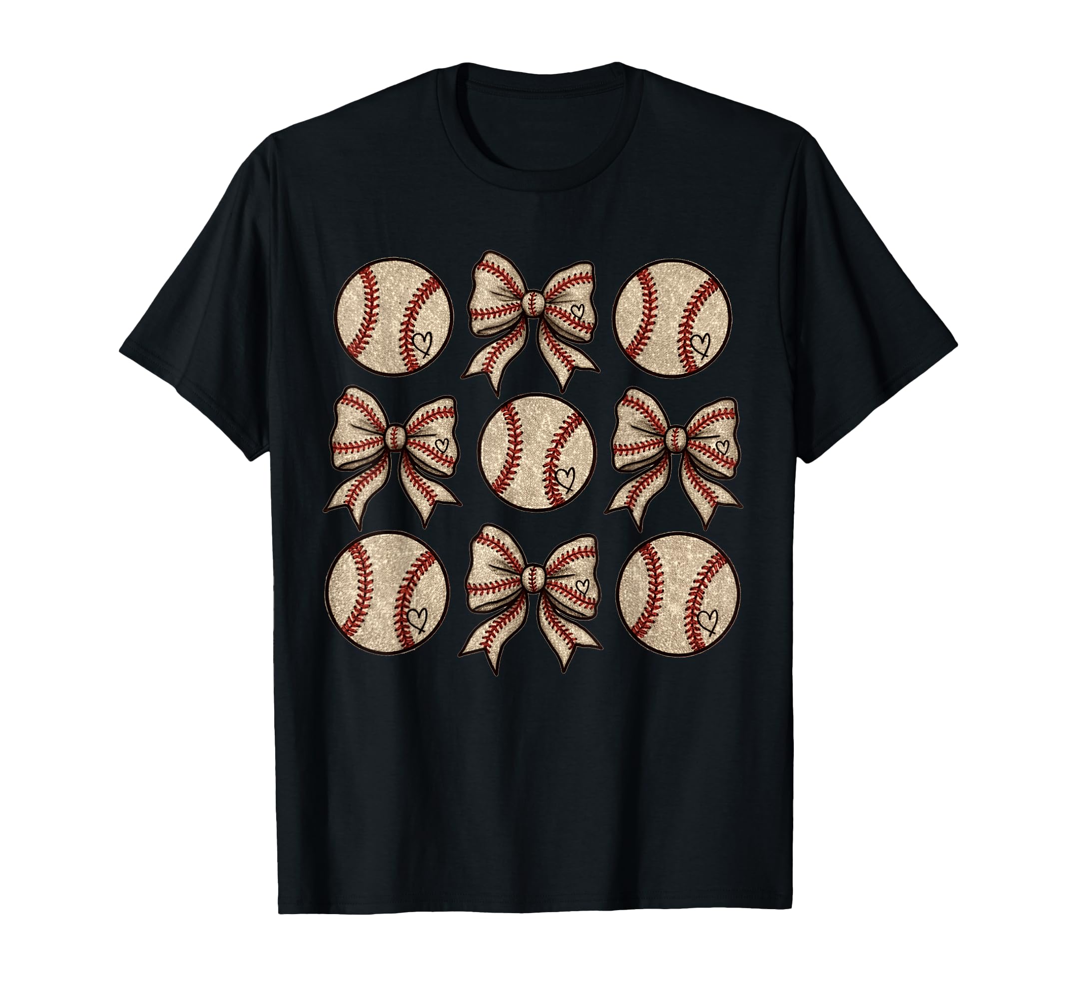 Soccer Bow Game Day Baseball T-Shirt - Aesthetic Graphic for Adults